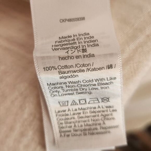 Madewell Light-Spun Cover Up Maxi Shirt Dress In Lighthouse S - Picture 9 of 10